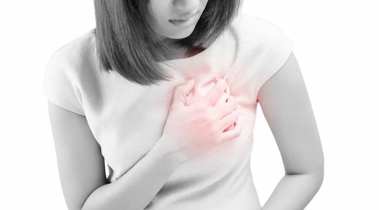 أعراض الأزمة القلبية عند النساء